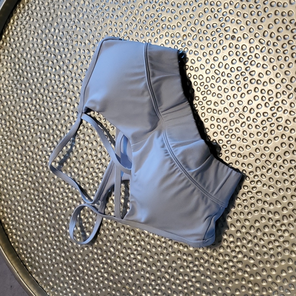 White NVGTN Sports Bra